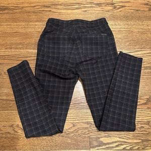 Sanctuary by Anthro dark plaid skinny pants Sz S
